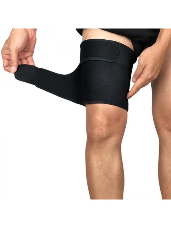 Topumt 1PC Sports Run Thigh Support Compression Sleeve Brace Hamstring