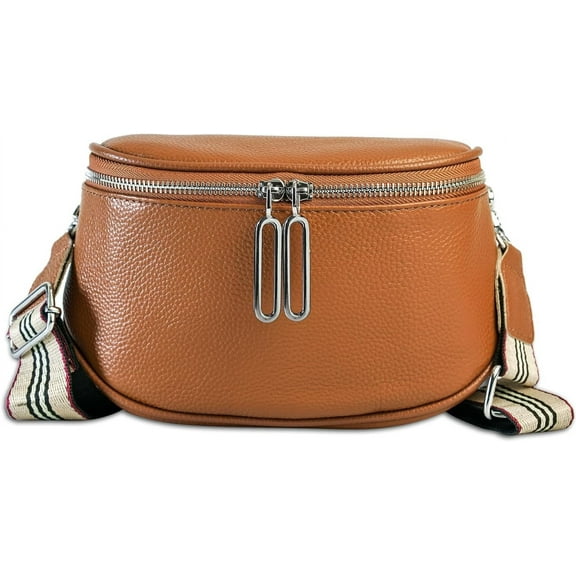 Genuine Leather Women's Crossbody Shoulder Sling Bags/Satchel Bag/Cowhide Saddle Bag/Chest Bag/Shoulder Messenger Bag