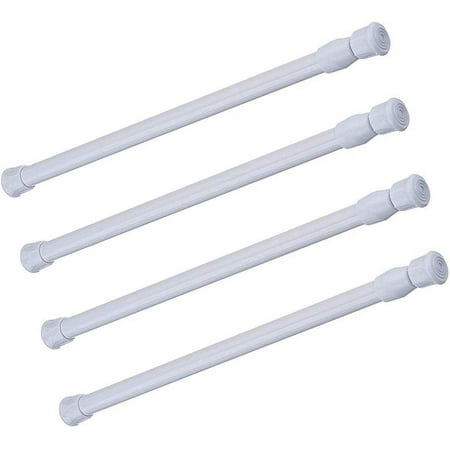 

Opspring Round Head Pull Rods 4-Pack 55-90cm Diameter 1.3cm Adjustable Spring Steel White