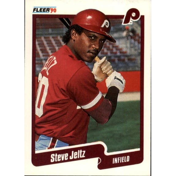 1990 Steve Jeltz Fleer Baseball Card #562