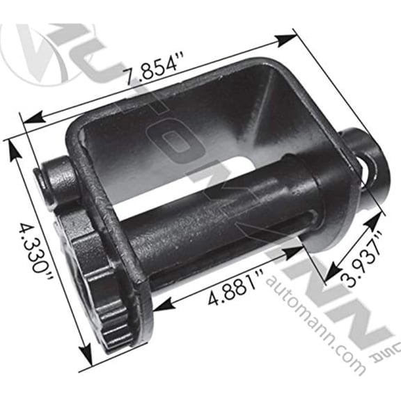 Automann Weld ON WINCHES (Low-Profile Weld-On Winch)