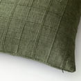 thumbnail image 4 of Fancy Homi 2 Packs Olive Green Boho Linen Check Decorative Throw Pillow Covers 18×18 Inch for Sofa Chair Couch Bedroom Living Room, Neutral Farmhouse Vintage Cushion Cases Modern Home Decor, 45 cm, 4 of 6