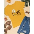 thumbnail image 3 of Live Simply Daisy T-Shirt Women -Image by Shutterstock, Female Small, 3 of 4