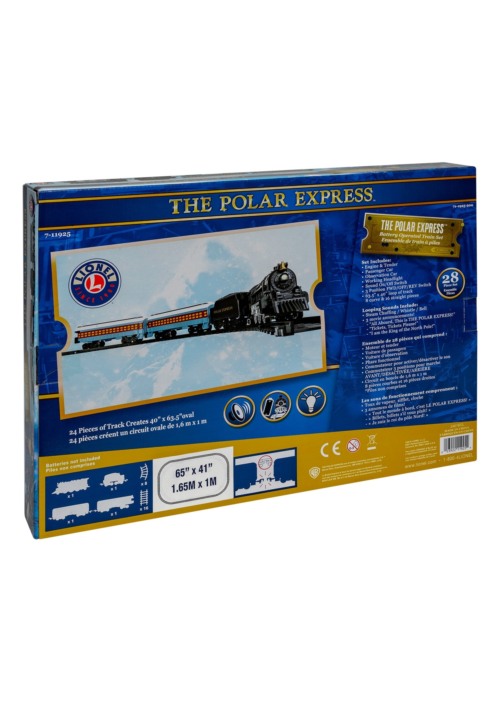 polar express train batteries