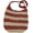 Red, variant on Kukuzhu Summer Hand-Woven Beach Straw Bag Women Fashion Large Stripe Travel Holiday Shoulder Bag Tote Bag
