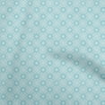 thumbnail image 1 of oneOone Cotton Poplin Twill Arctic Blue Fabric Asian Tile Sewing Material Print Fabric By The Yard 56 Inch Wide, 1 of 4