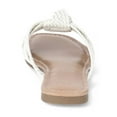 thumbnail image 3 of Time and Tru Women's Woven Knot Slide Sandal, 3 of 5