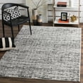 thumbnail image 1 of Safavieh Adirondack Collection ADR117A Modern Abstract Non-Shedding Stain Resistant Living Room Bedroom Area Rug, 6' x 9', Black / Silver, 1 of 2