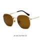 thumbnail image 5 of Sonducket Gafas de sol polarizadas con montura ligera para hombres y mujeres, materiales de moda con protección Lentes hojuelas de té dorado C5, 5 of 6