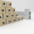 thumbnail image 6 of Ekena Millwork 40"H x 9'L Fiberthane Arcadian Unassembled Balustrade Railing Kit, Style D (7 3/8" On-Center Spacing to Pass 4" Sphere Code), 6 of 6