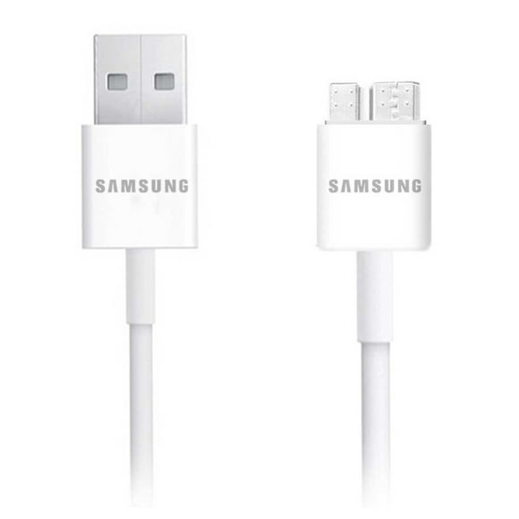 Cable de datos USB 3.0 Samsung de 1,5 m para Galaxy S5/Note 3, color blanco