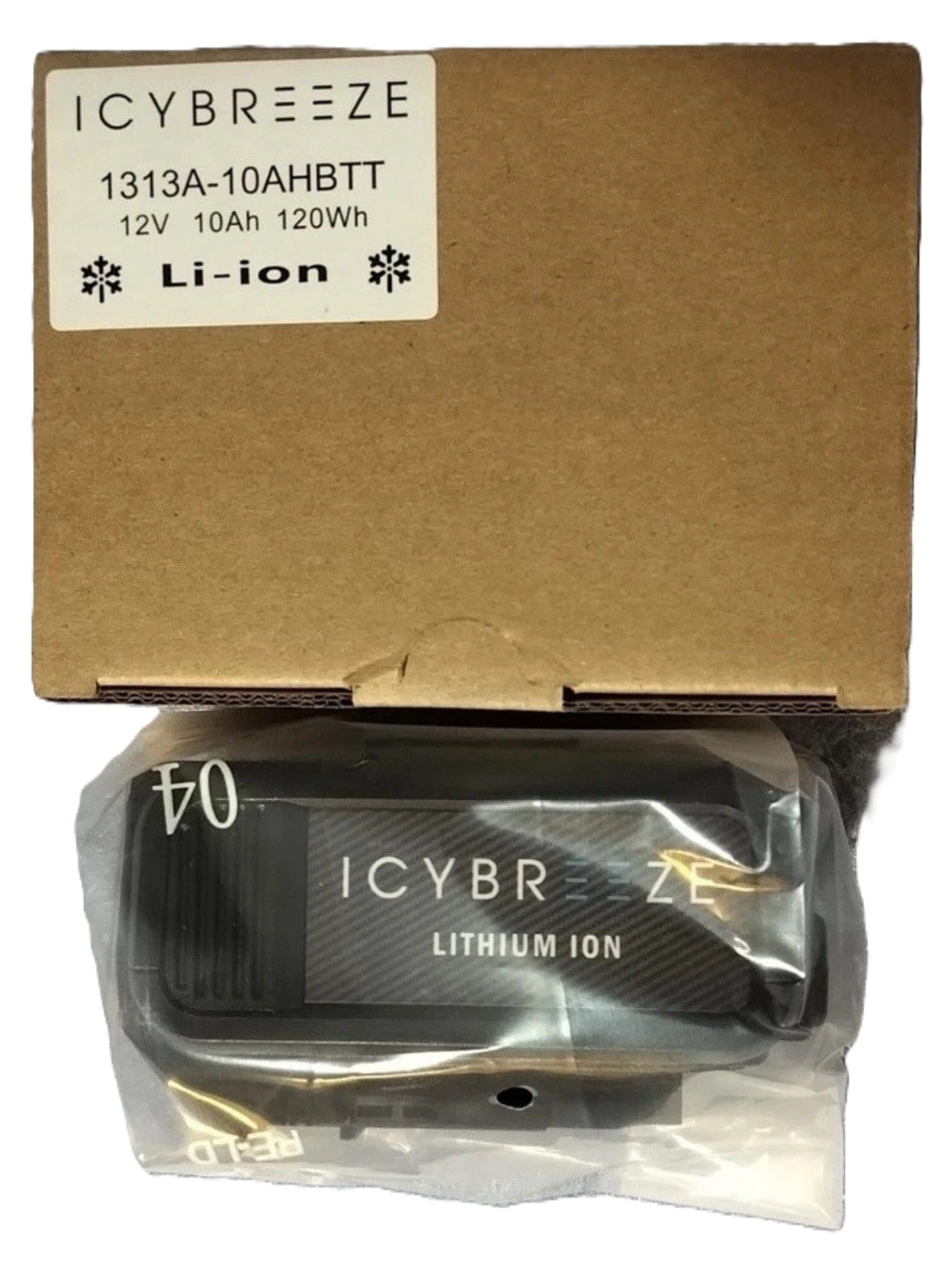 IcyBreeze OEM 12V 10Ah Lithium-Ion Battery Replacement for the IcyBreeze Series Portable Cooler Air Conditioner