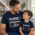 thumbnail image 2 of Player 1 Player 2 Matching Gaming Shirts, Dad And Son Gamer Shirts, Father Son Matching Outfit, Video Game Family Tee, 2 of 7