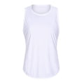 thumbnail image 1 of Camiseta de yoga de primavera y verano, blusa sin mangas para mujer, blusa de yoga holgada, transpirable y de secado rápido, 1 of 6