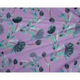 thumbnail image 4 of oneOone Polyester Lycra Pastel Purple Fabric Flower & Leaves Watercolor Quilting Supplies Print Sewing Fabric By The Yard 56 Inch Wide, 4 of 4