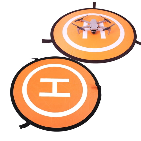 Plataforma De Aterrizaje Para Drones RC De Doble Cara, Plataformas De Aterrizaje Para Cuadricóptero De 75 Cm De Diámetro, Compacta, Duradera, Resistente Al Agua Para Drones