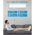thumbnail image 3 of Accreate 12000 BTU Mini-Split Air Conditioner, White, 3 of 8
