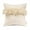 Beige, variant on Soft Feather Velvet Modern Cushion, Decorative Couch Pillow, 18" x 18", Pink, 2 Pack