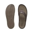thumbnail image 4 of CLARKS COLLECTION Mens Brown Cushioned Arch Support Lightweight Wesley Open Toe Slip On Flip Flop Sandal 13 M, 4 of 4