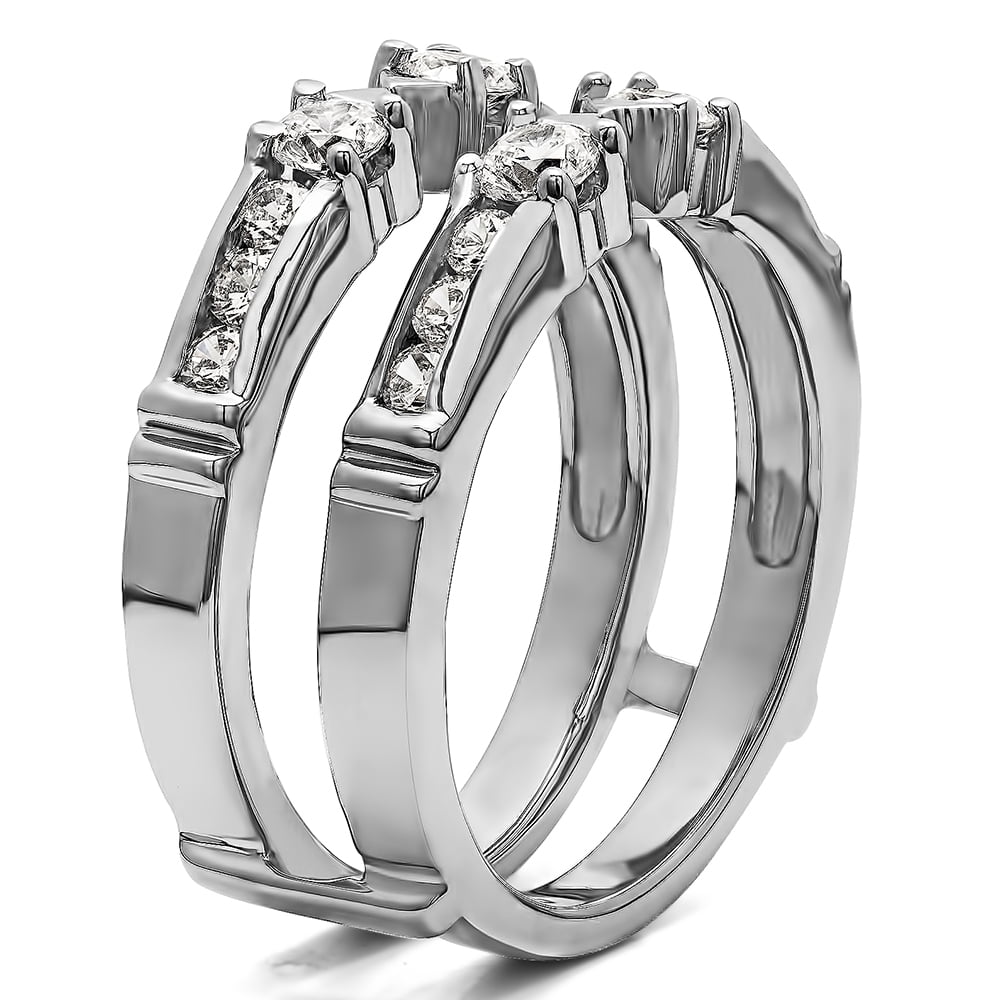 Ring guard for 3 shop stone ring