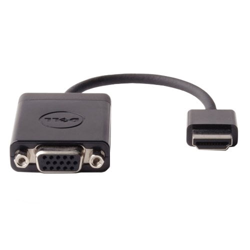 Dell - Video adapter - HDMI to VGA - black