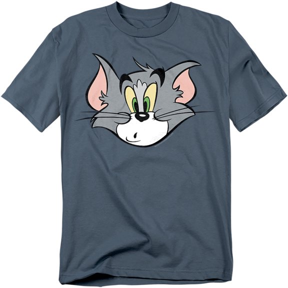 Tom And Jerry T-Shirt Tom Face Unisex Graphic Tee For Men & Women