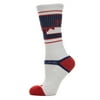 Strideline Athletic Crew Socks Spokane Red/Navy White 1405511 Strapped Fit Mens