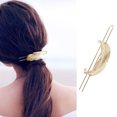 thumbnail image 4 of Pasador de pelo con para mujer, pasador de pelo de jaula de , pasador ovalado con horquilla para el pelo - Oro Sunnimix Pinza para hacer moños con cola de caballo, 4 of 8