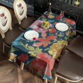 thumbnail image 3 of Pioneer Flower Floral Print Pattern Rectangle Tablecloth 60"x102",Waterproof Polyester Rectangle Table Cloth, Wipeable Spillproof Polyester Tablecloth for Dining, Camping, Indoor and Outdoor, 3 of 6
