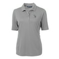 thumbnail image 2 of Women's Cutter & Buck  Gray Indianapolis Colts Helmet Logo DryTec Virtue Eco Pique Recycled Polo, 2 of 3