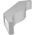 thumbnail image 6 of Ekena Millwork 3"W x 12"D x 16"H Funston Architectural Grade PVC Knee Brace, 6 of 6