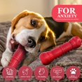 thumbnail image 2 of Dog Squeaky Toys ZIKATON para masticadores agresivos, color rojo grande, 2 of 6