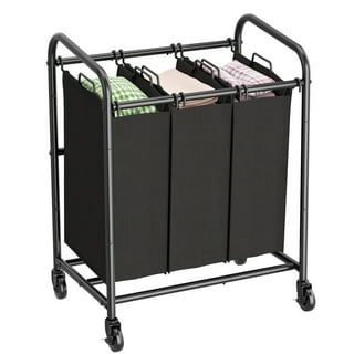 Deluxe Elevated Laundry Cart - Walmart.com