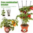 thumbnail image 4 of 47.24inch Plant Trellis Rustproof Plant Growing Support Grid Metal Potted Plant Climbing Support Frame DIY Garden Plant, 4 of 9