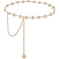 thumbnail image 1 of HAHDAXIA Chain Belt for Women Rhinestone Crystal Waist Belts for Dress Gift, 1 of 6