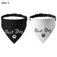 thumbnail image 2 of Baberos triangulares de boda para mascotas, regalos de anuncio de compromiso para cachorros de perros pequeños, medianos y grandes Zhivalor CPB-SSW501-3, 2 of 5