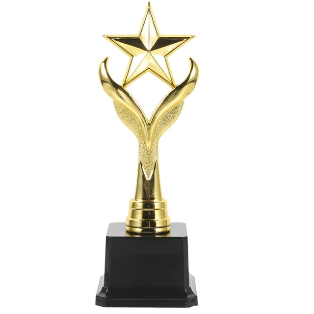 Miangastore Kids Race Game Trophy Plastic Trophy Model Star Trophy Model Kids Star Trophy Award