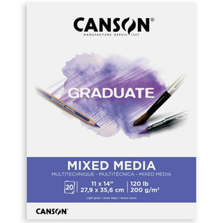 Canson Artist Series Mix Media Pad, 5.5in x 8.5in 30 Sheets/Pad 