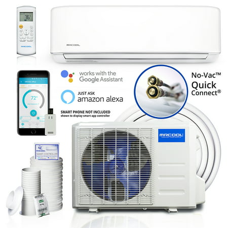 Mrcool Do It Yourself 18,000 BTU 1.5 Ton 16 SEER Ductless Mini-Split Air Conditioner and Heat Pump - (Best Window Ac In India 1.5 Ton 2019)