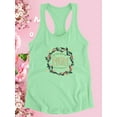 thumbnail image 3 of Best Mom Color Lacey Nature Racerback Tank Women -Image by Shutterstock, Female Large, 3 of 4