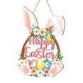 thumbnail image 4 of Letrero de puerta con huevos de Pascua, placa colgante, adorno rústico, decoración de primavera, 295 cm, 4 of 8