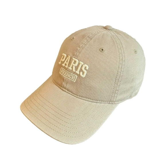 Paris France Heritage Embroidered Baseball Cap Soft Top Sunshade Adjustable Sport Trucker Hat Unisex
