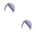 thumbnail image 4 of Qarigey Pañuelos para la cabeza para mujer, estilo bohemio, multiusos, preatados, plisados, accesorios de ropa, de quimioterapia, tipo 11 tipo 11 2piezas Qarigey CBP390698, 4 of 5