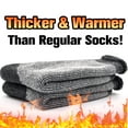 thumbnail image 5 of Busy Socks Men's Insulated Heated Hot Warm Thermal Socks,Large,Dark Grey, 5 of 8