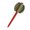 Black core Red rod, variant on Rotating Petal Ballpoint Pen Oil Pen Stationery Pen Smooth Writing Pen