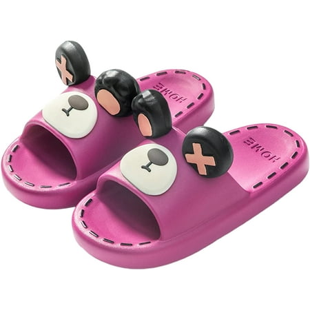 

Cute Bear Pillow Slippers For Women Men Cloud Slides Slippers Sandals Non-Slip Thick Sole Quick-Drying Open Toe Style Cloud Slippers For Indoor & Outdoor