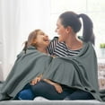 Unique Bargains Cooling Viscose from Bamboo Breathable Blanket Dark