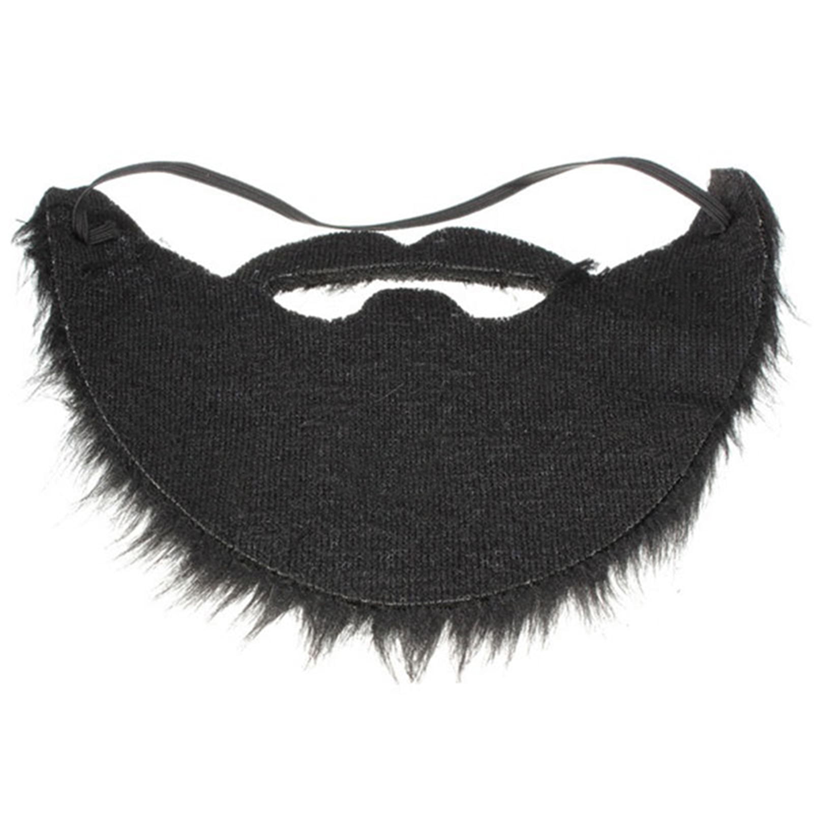 Adult costume beard for stag party fancy dress or when you just need an elastic fake beard and moustache The perfect false beard dress up facial hair black beard gift Black Hipster Beard 