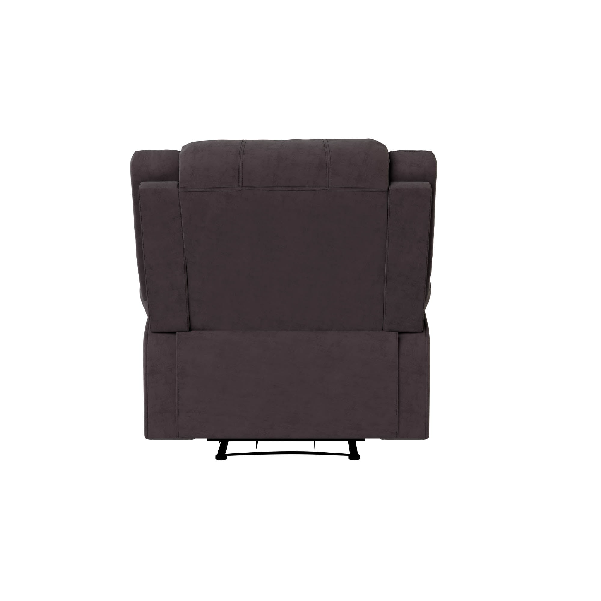 Relax-A-Lounger Warren Microfiber Manual Recliner, Chocolate