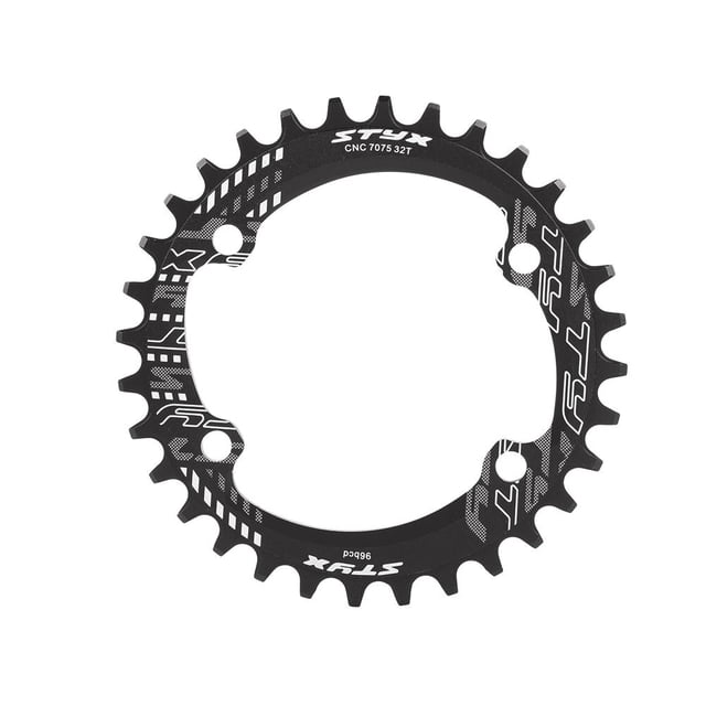 WALFRONT BCD 96MM Narrow Wide Chainring Single Chain Ring for Shimano M6000 M7000 M8000, Narrow Wide Chainring, Round Chainring